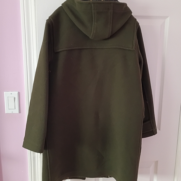 Women Barbour Dark Green Duffle Coat/Jacket size 6 - Picture 6 of 7